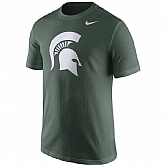 Michigan State Spartans Nike Logo WEM T-Shirt - Green,baseball caps,new era cap wholesale,wholesale hats